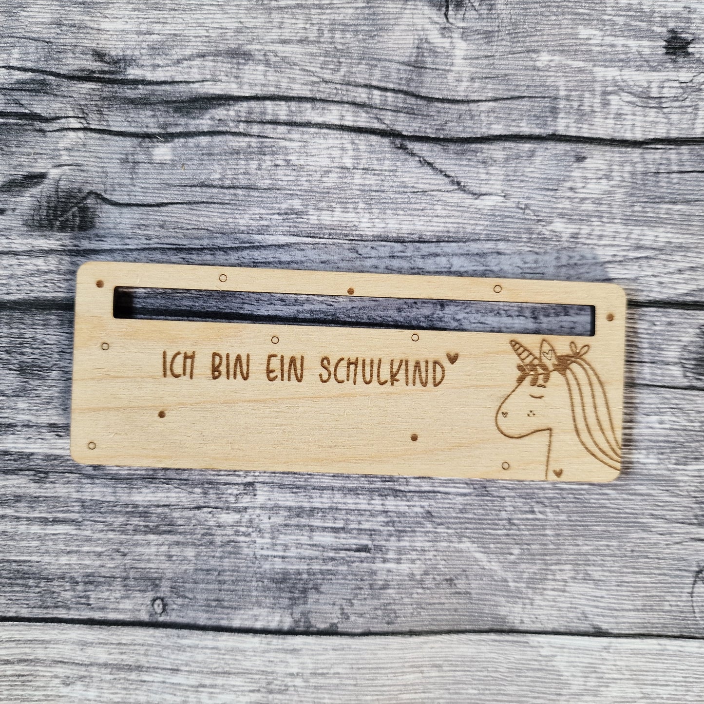 Lesehilfe aus Holz - Lesezeichen - Zeilenhilfe