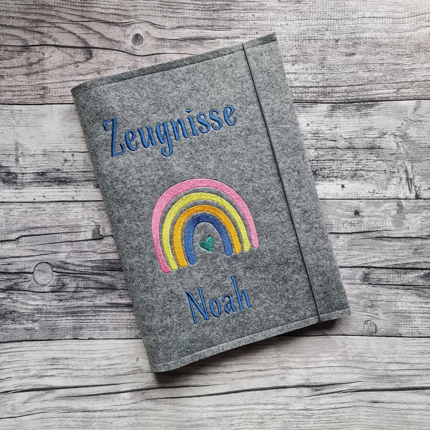 individuelle Zeugnismappe aus Filz