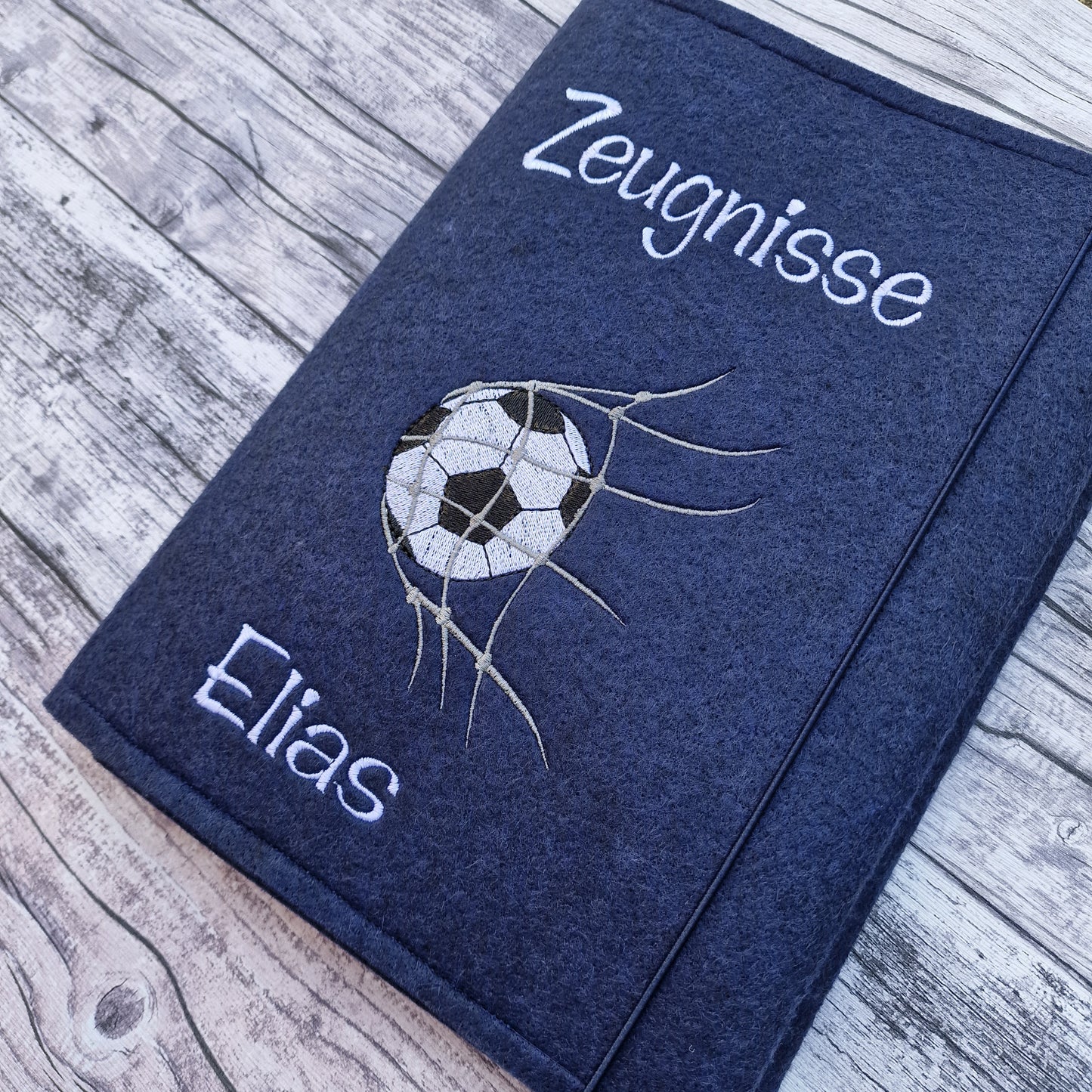 individuelle Zeugnismappe aus Filz