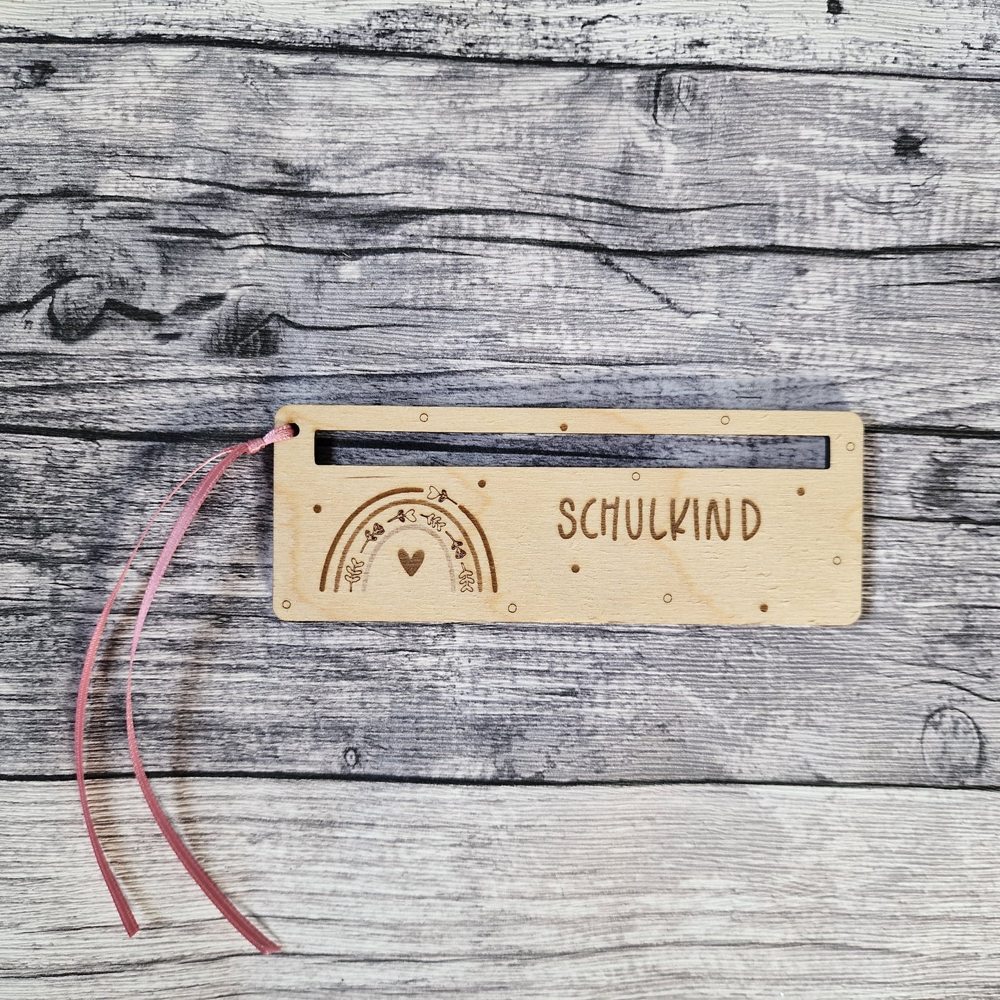 Lesehilfe aus Holz - Lesezeichen - Zeilenhilfe