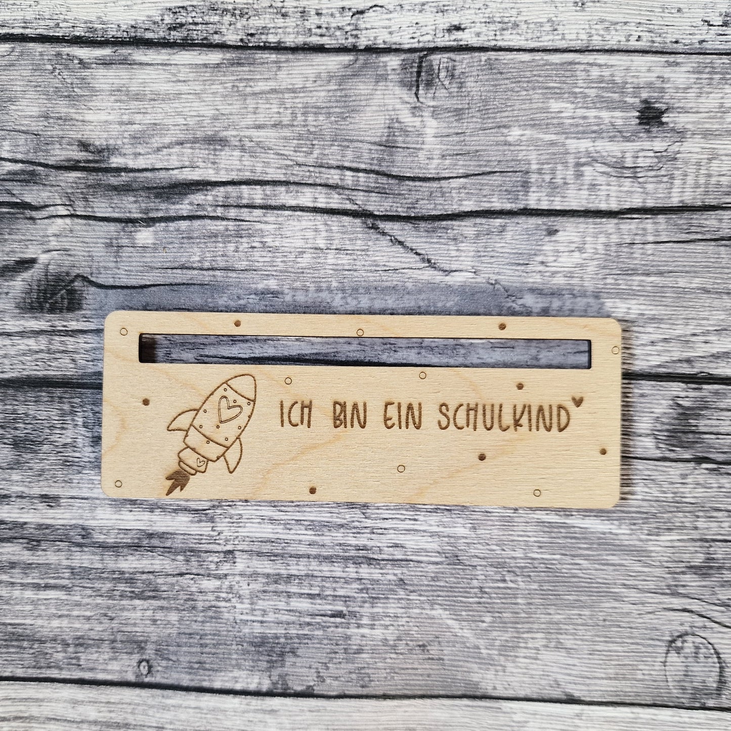 Lesehilfe aus Holz - Lesezeichen - Zeilenhilfe